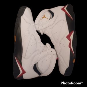 Jordan retro 7 Olympics white, red, blue, gold 9.5